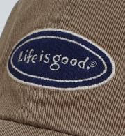 10659 Life is Good Chill Cap Classic Oval Artichoke Detail